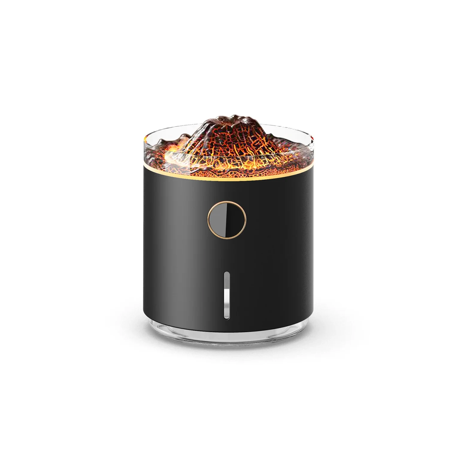 USB Charging Air Humidifier Volcano Flame Lamp