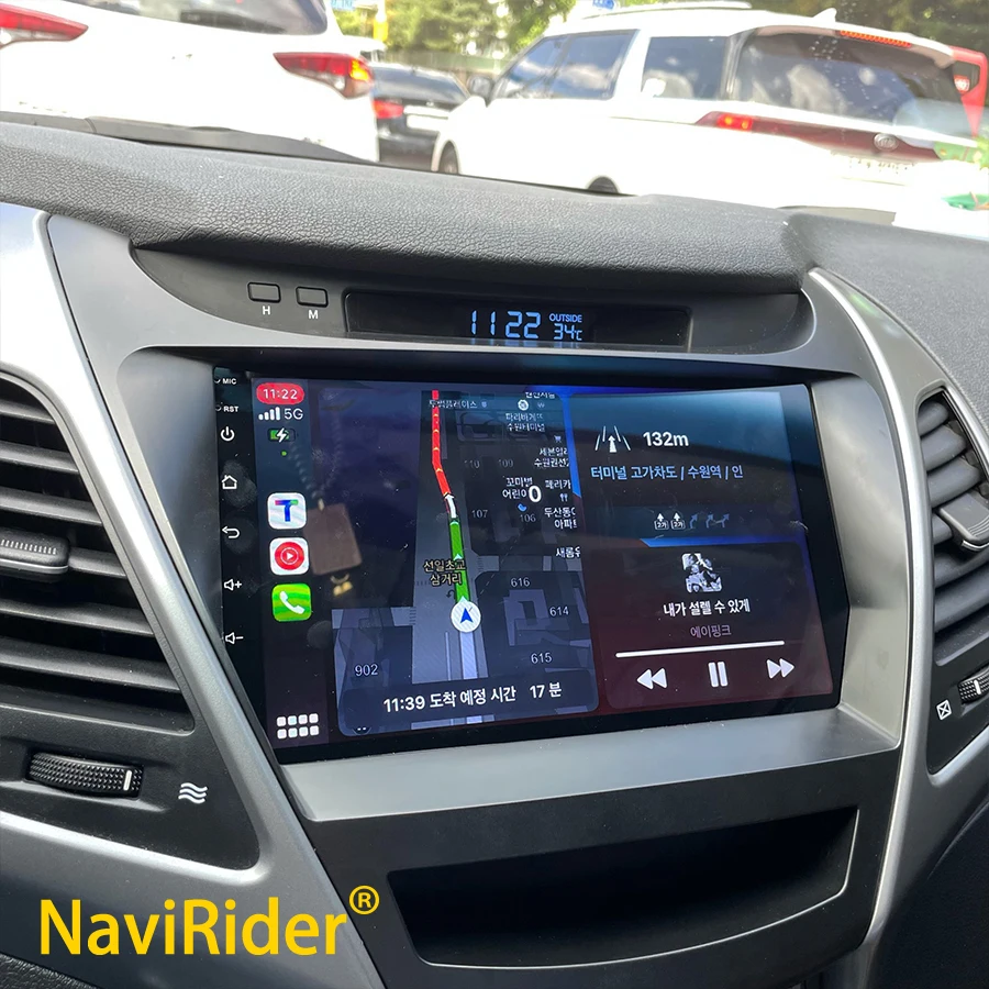 

CarPlay Android 13 AI Voice Car Radio 8GB + 128GB GPS навигация для Hyundai Elantra Avante I35 2011-2016 мультимедийный видеоплеер