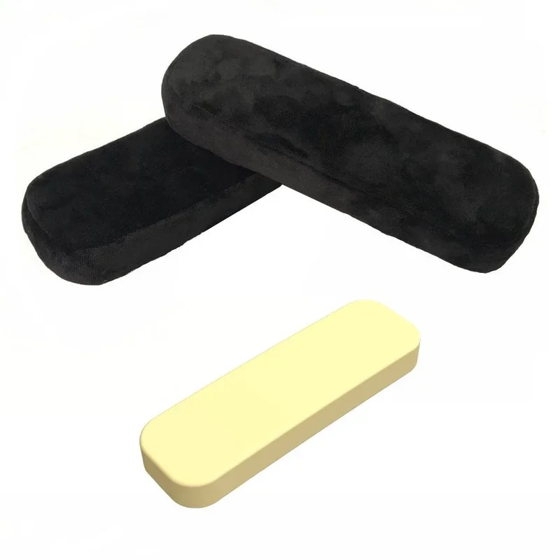 Elleboog Kussen - Jumbo Memory Foam Arm Rest Office Stoel Arm Computer Pads - Universele Kussenhoezen Voor Armsteun En Elleboog Relief (2 Pad Set