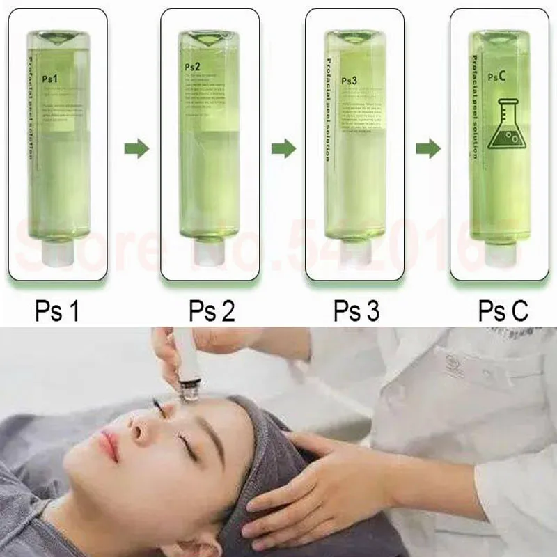 

Face Serum Peeling Solution Beauty Deep Cleaning 4 In 1 Skin Care Essence Product Facial For Machine Hydra Dermabrasion Solution