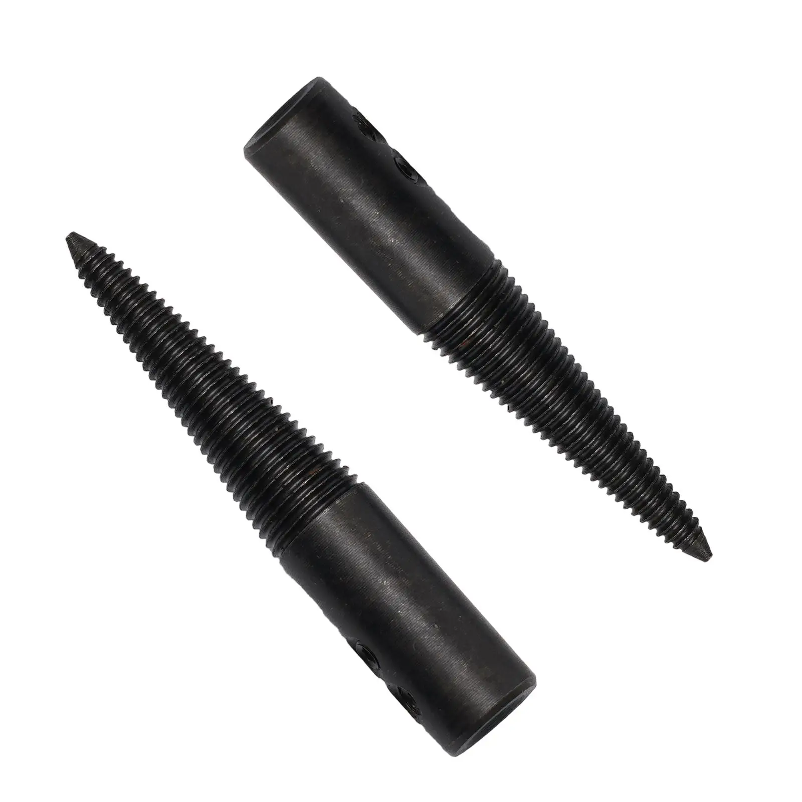 2pcs/Set 8mm Polishing Spindle Left Right Pigtail Tapered Nose ing Wheels Abrasive Tools Connector Grinding Rod