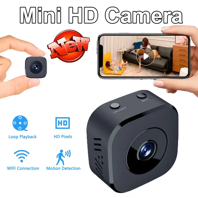 Security Camera 4K Mini Full Color Night Vision High Definition WiFi Monitor Waterproof Motion Detect Surveillance Smart Home 1