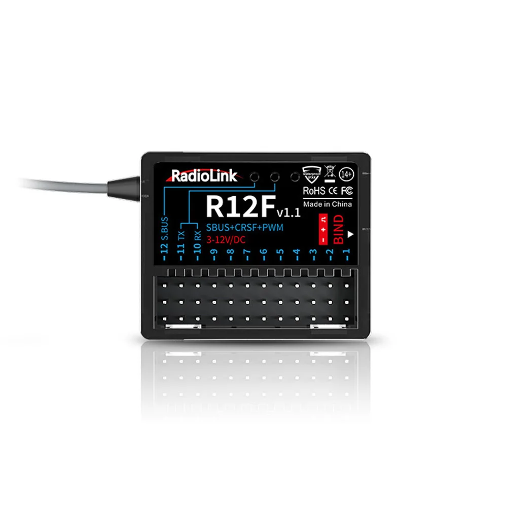 Récepteur Radiolink R12F 12 canaux SBUS PWM 4000m pour RC