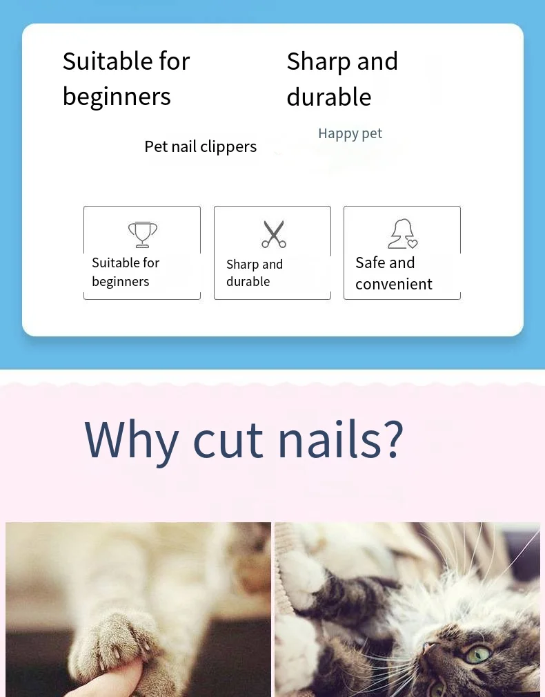 Professional Pet Nail Clipper Cutter