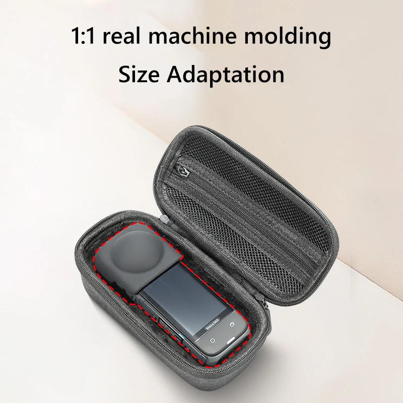 for Insta360 X4 Portable Storage Bag Drop-Proof Camera Body Mini Storage Bag Including Lanyard Mini Protective Bag Anti-Scratch