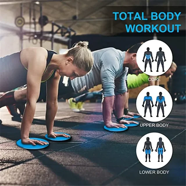 2pcs Gliding Discs Slider Fitness Disc Exercise Sliding Plate Abdominal Core Muscle Training Yoga Sliding Disc Fitness Equipment 6