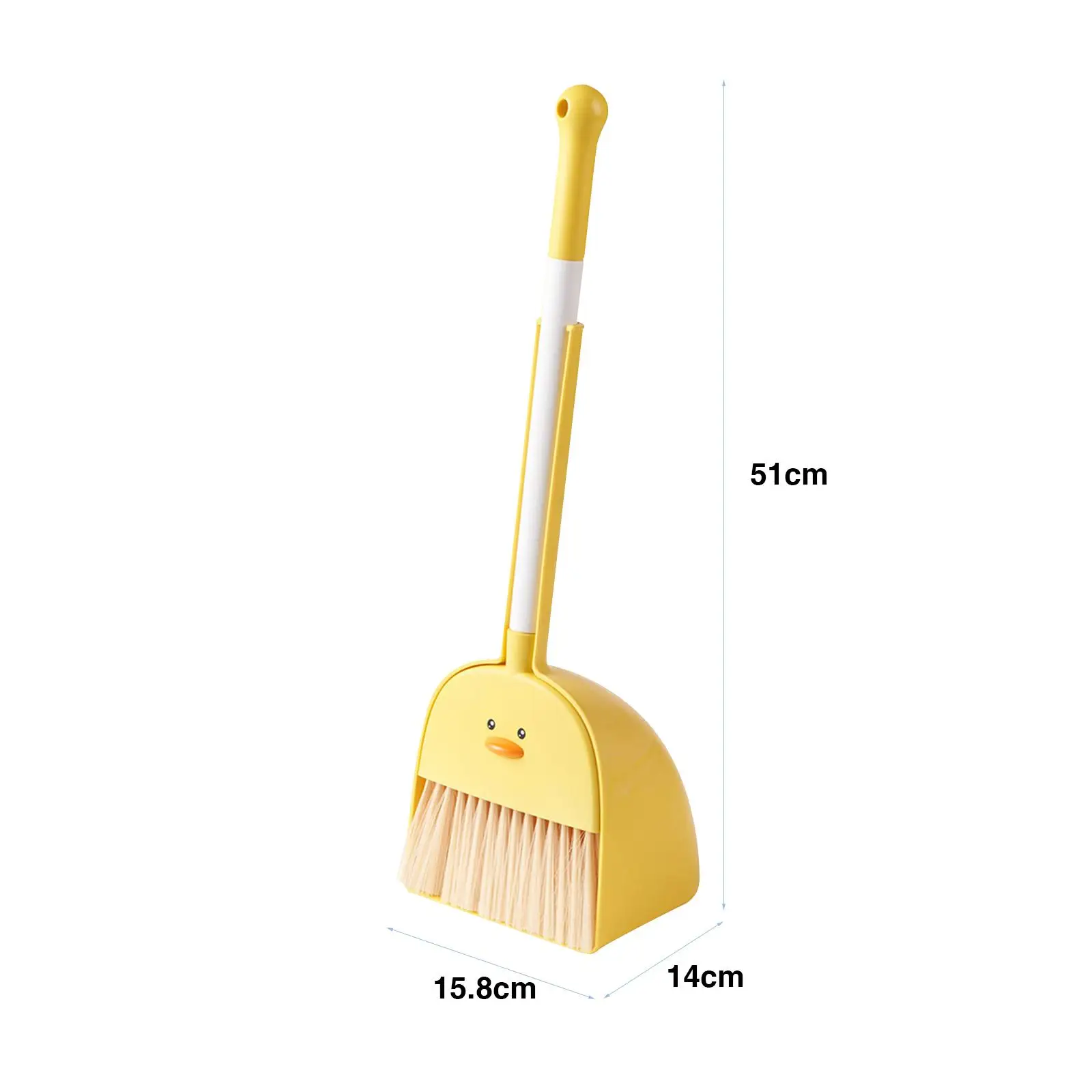 Small Broom and Dustpan Set Little Housekeeping Helper Set for Age Boys