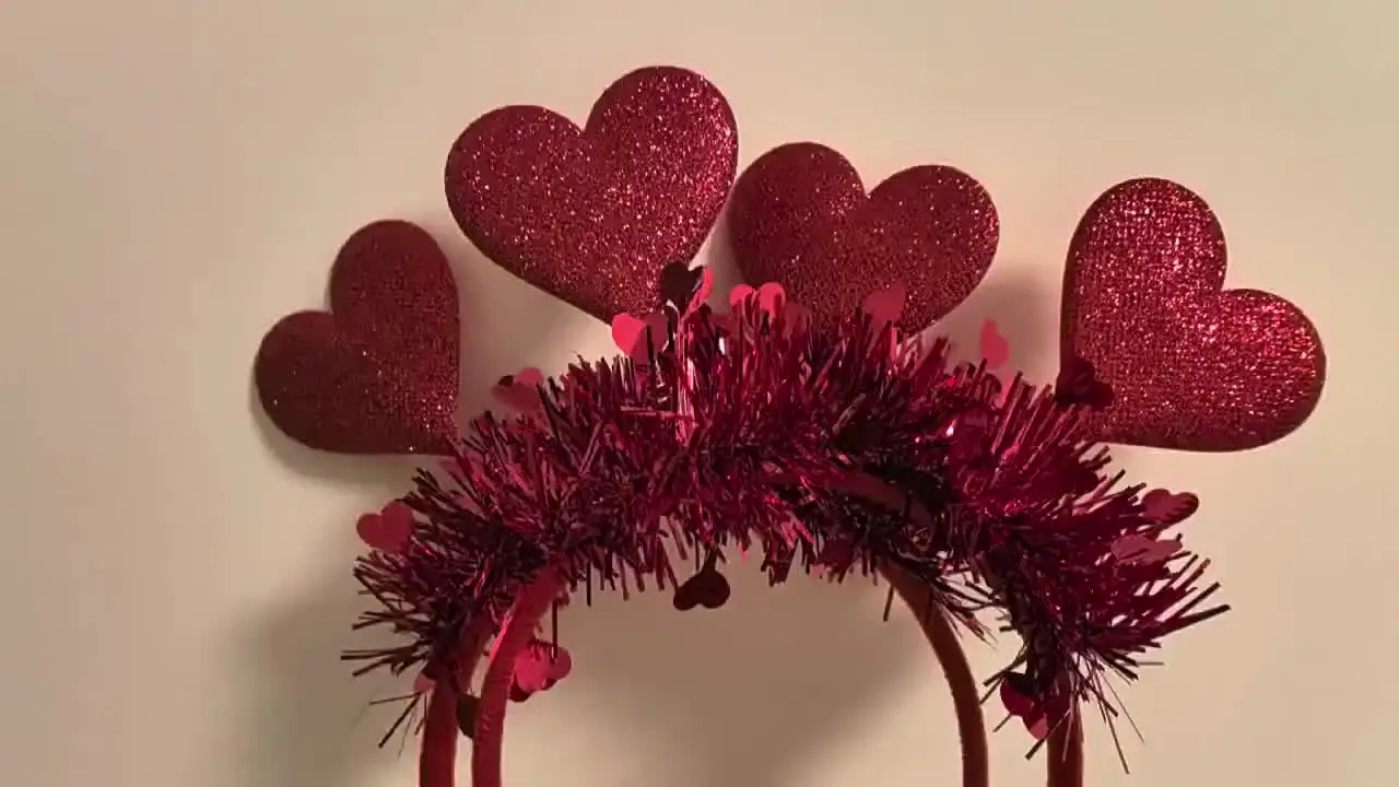 Beavorty Valentijnsdag hart hoofdband pailletten