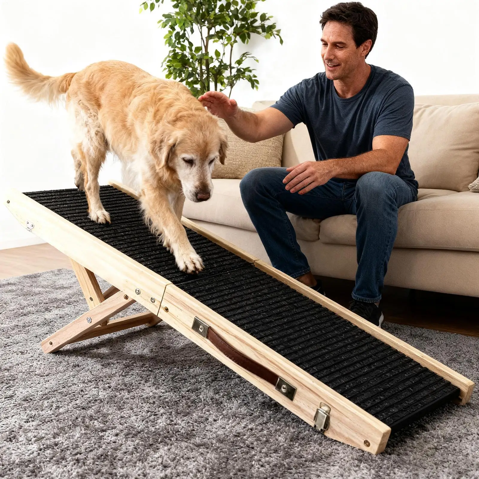Foldable 4-Level Dog Ramp 3