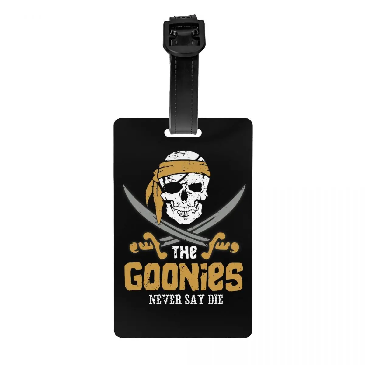 

Blade Skull The Goonies Luggage Tags for Suitcases Funny Never Say Die Baggage Tags Privacy Cover Name ID Card