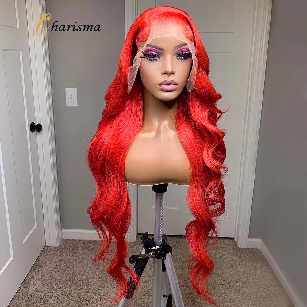 Lace Front Wig Lace Wigs Womens Synthetic Wigs Synthetic Wigs Charisma Body Wave Synthetic Lace Front Wig Synthetic Wigs For Women Lace Frontal Wig Red Wigs With Baby Hair Natural Hairline