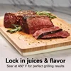 Electric Searing Grill with Viewing Window & Adjustable Temperature Control to 450F, Surface Serves 6, Removable Nonstick Grate 3