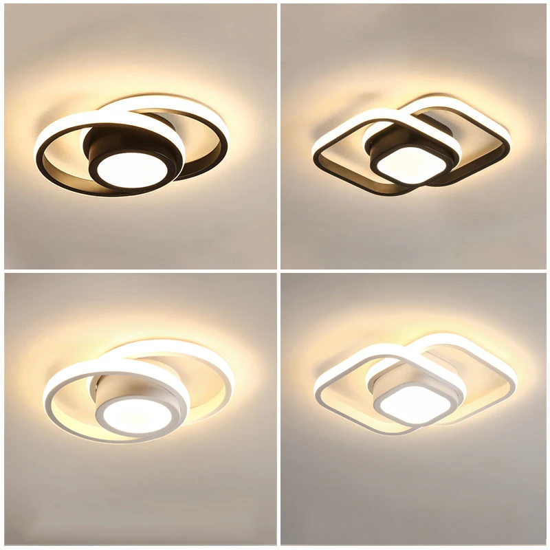 Modern LED Ceiling Lamp for Bedroom Corridor 36W 32W 20W Indoor LED Ceiling Lighting Fixture with Acrylic for Balcony Foyer