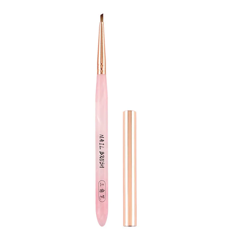 Green Nail Brush Gel Brush For Manicure Acrylic UV Gel Extension Pen Nail Polish Painting Drawing Brush 2