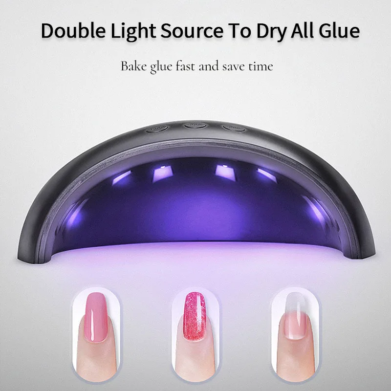 LINMANDA Panda 12 UV LEDs Gel Nail Polish Dryer Lamp 36W Nail Phototherapy Machine Professional Manicure Tool Salon Equipment 4