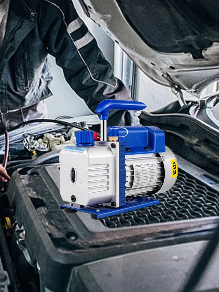 Lightweight single-stage vacuum pump