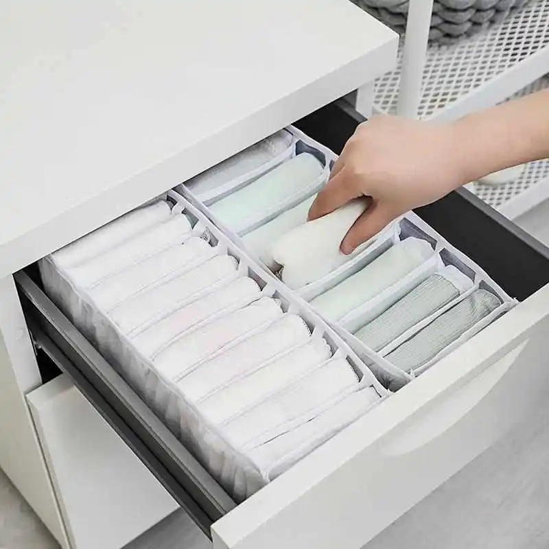 다용도 수납함 패브릭 서랍 정리함 속옷 양말 브라 수건 가정용 수납함 일본 스타일 옷장 정리함