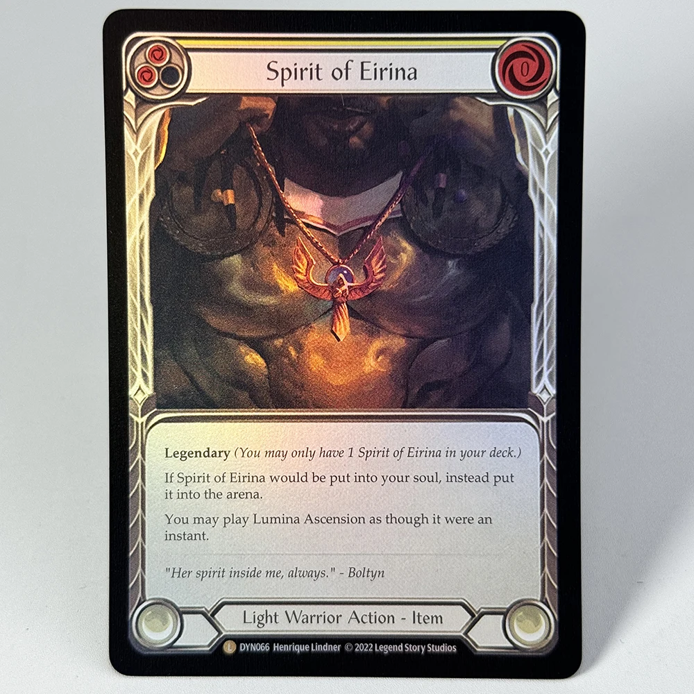 FAB TCG Game Card Proxy Rainbow Aluminum Foil Collectible