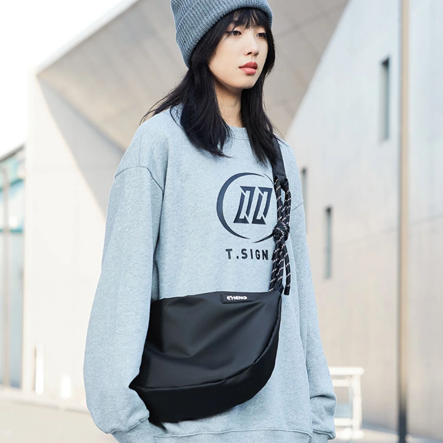 The new dumpling bag casual shoulder trend niche crossbody bag