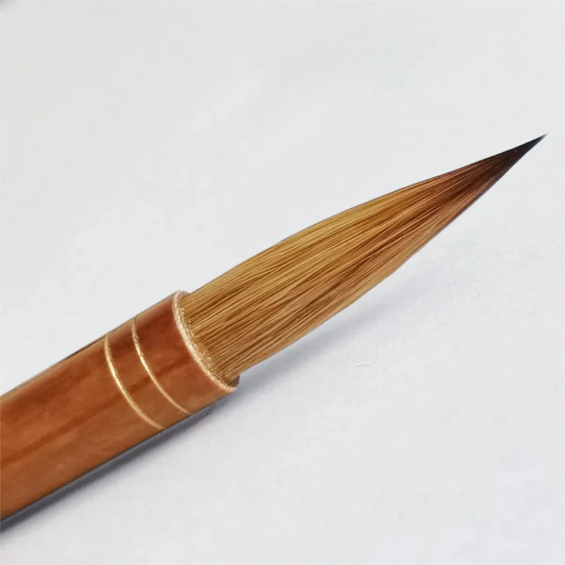 Hochwertiger Kalligrafie-Pinsel für gemischte Haartypen, mittelgroßer Pinsel für reguläre Schrift, professioneller Pinsel für laufende Kursivschrift, chinesischer Pinsel, Kunstbedarf – Detail 4