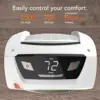 AVH10 Space Heater for Home, 1500W/750W, Fan Only Option, Digital Display with Adjustable Thermostat, Advanced Safety Features 5