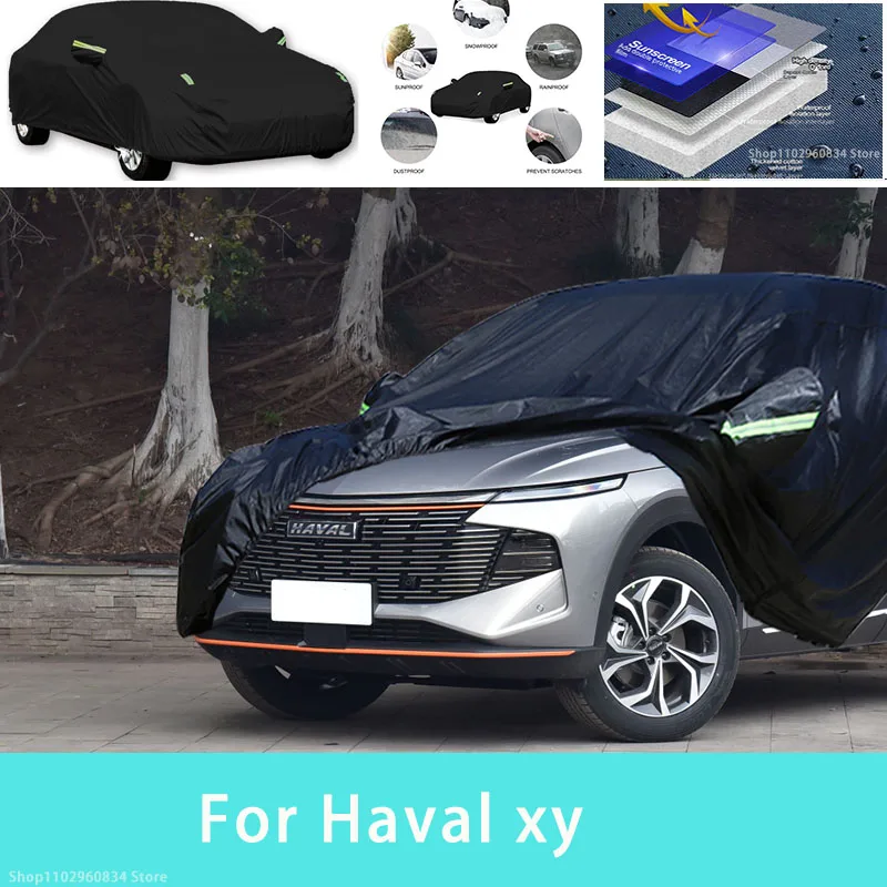 For Tesla model y Outdoor Protection Full Car Covers Snow Cover Sunshade  Waterproof Dustproof Exterior Car accessories - AliExpress