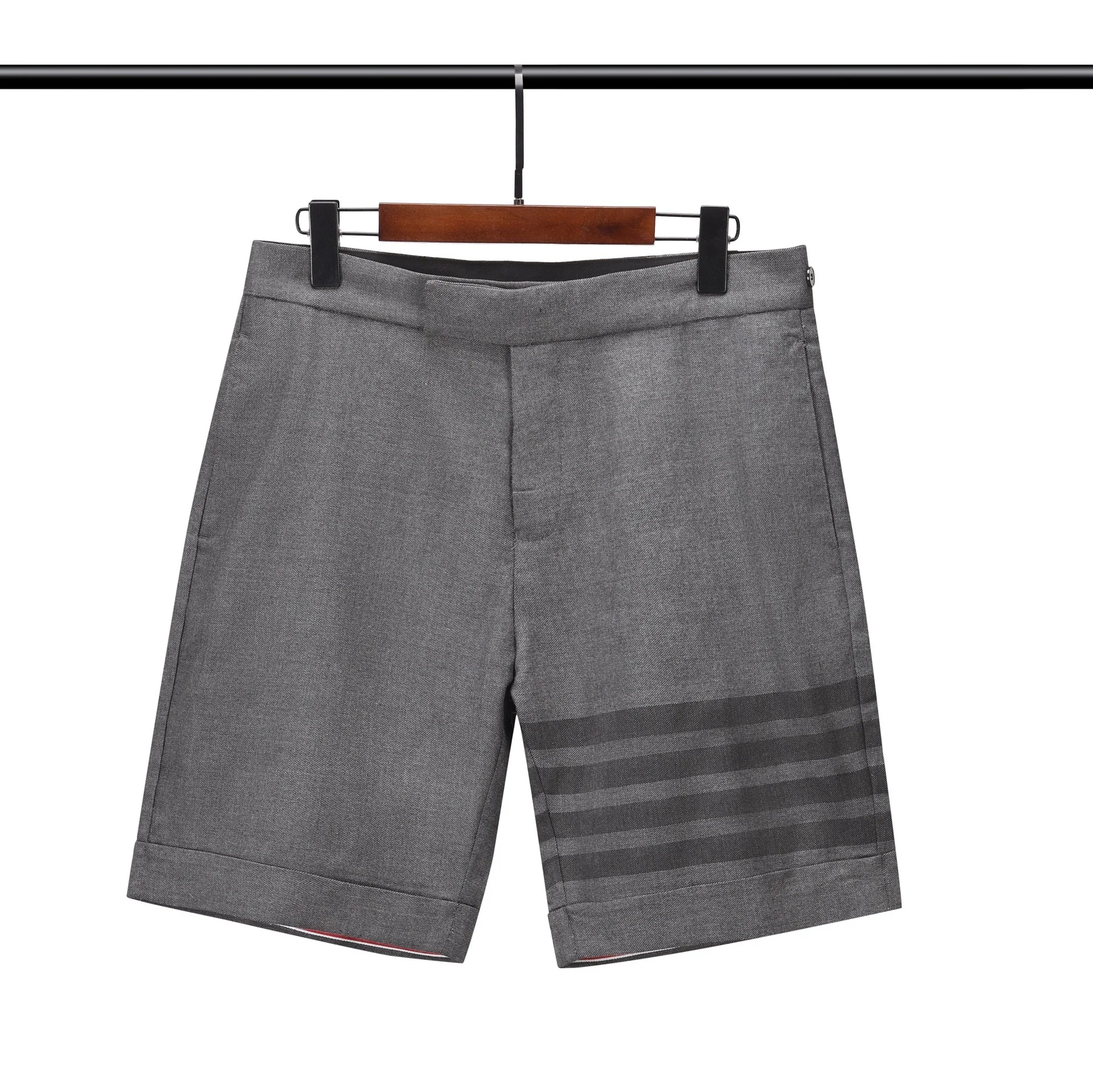 

2022 Korean Summer Suit Men Casual Five Point Pants Striped New Design High Quality Women Shorts