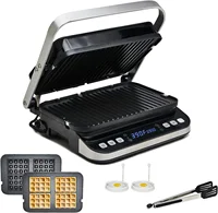 Total Package 6-in-1 Digital Indoor Grill, Waffle Maker, Panini Press, Griddle, with Deluxe Accessory Kit 1