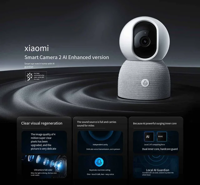 14€02 sur Caméra Surveillance Wifi APP Sans fil Détecteur de mouvement  Vision nocturne Xiaomi Mijia 1080P - Accessoire caméscope - Achat & prix