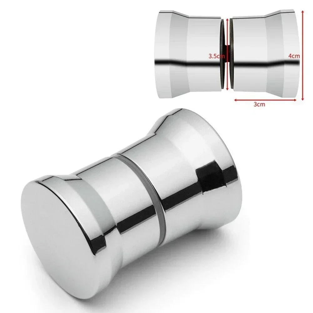 1pc ABS Single Hole Shower Glass Door Handle door handles cabinet handles shower handle shower handles Wine Cabinet Handle Bathroom Glass Door Replacement Home Hardware