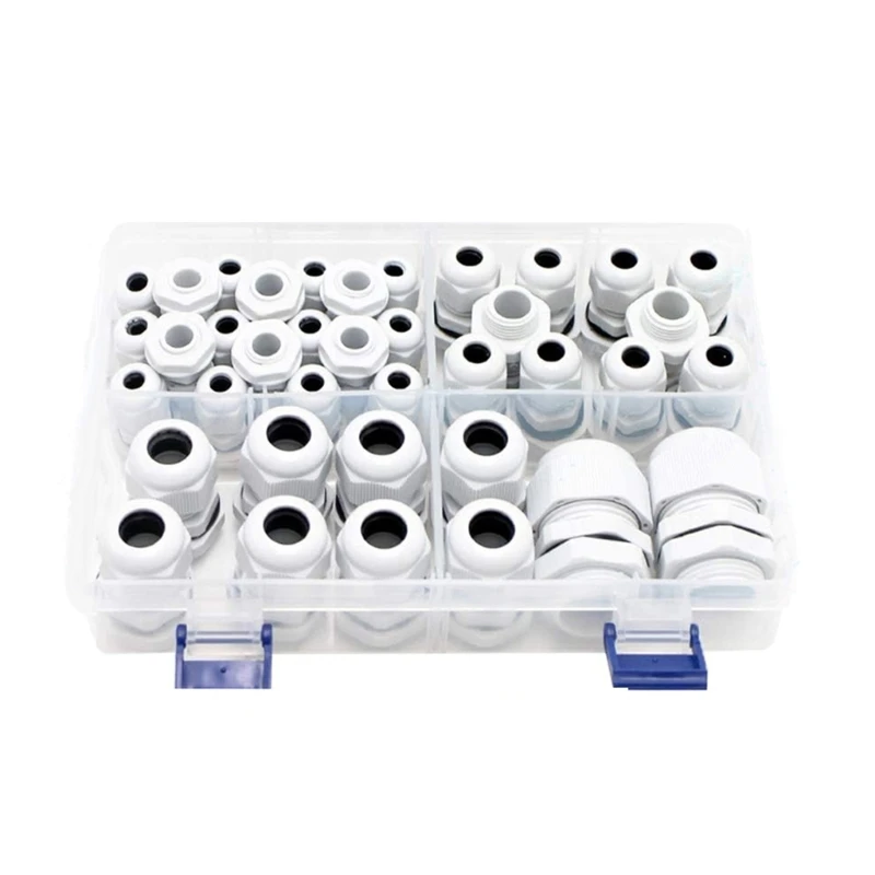 

38 Pcs Cable Gland Set Waterproof Cable Connectors Durable Cable Grommets Plastic Cable Gland Joints Easy installation