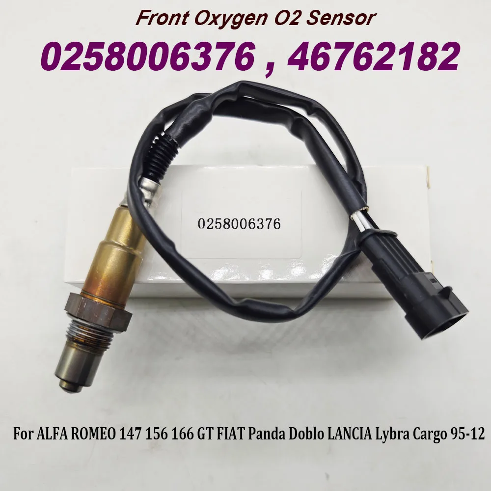 

Высококачественный датчик кислорода 0258006376 46762182 для ALFA ROMEO 147 156 166 GT FIAT Panda Doblo LANCIA Lybra грузоподъемность 95-12
