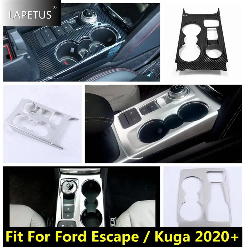 

Stalls Center Control Console Gear Box Shift Panel Decor Cover Trim For Ford Escape / Kuga 2020 - 2023 Car Silver Accessories