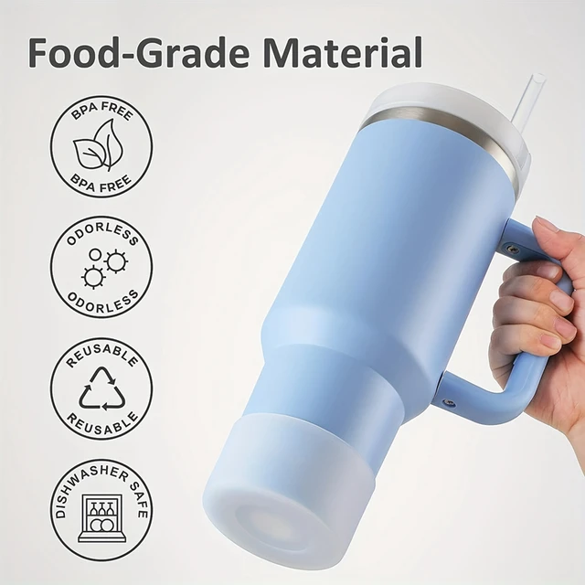 1/2PC 7.5cm Silicone Cup Boot Bottom Anti-slip Protective Sleeve Cover For Stanley 40oz Tumbler Thermos Cup 30oz Water Bottle 2