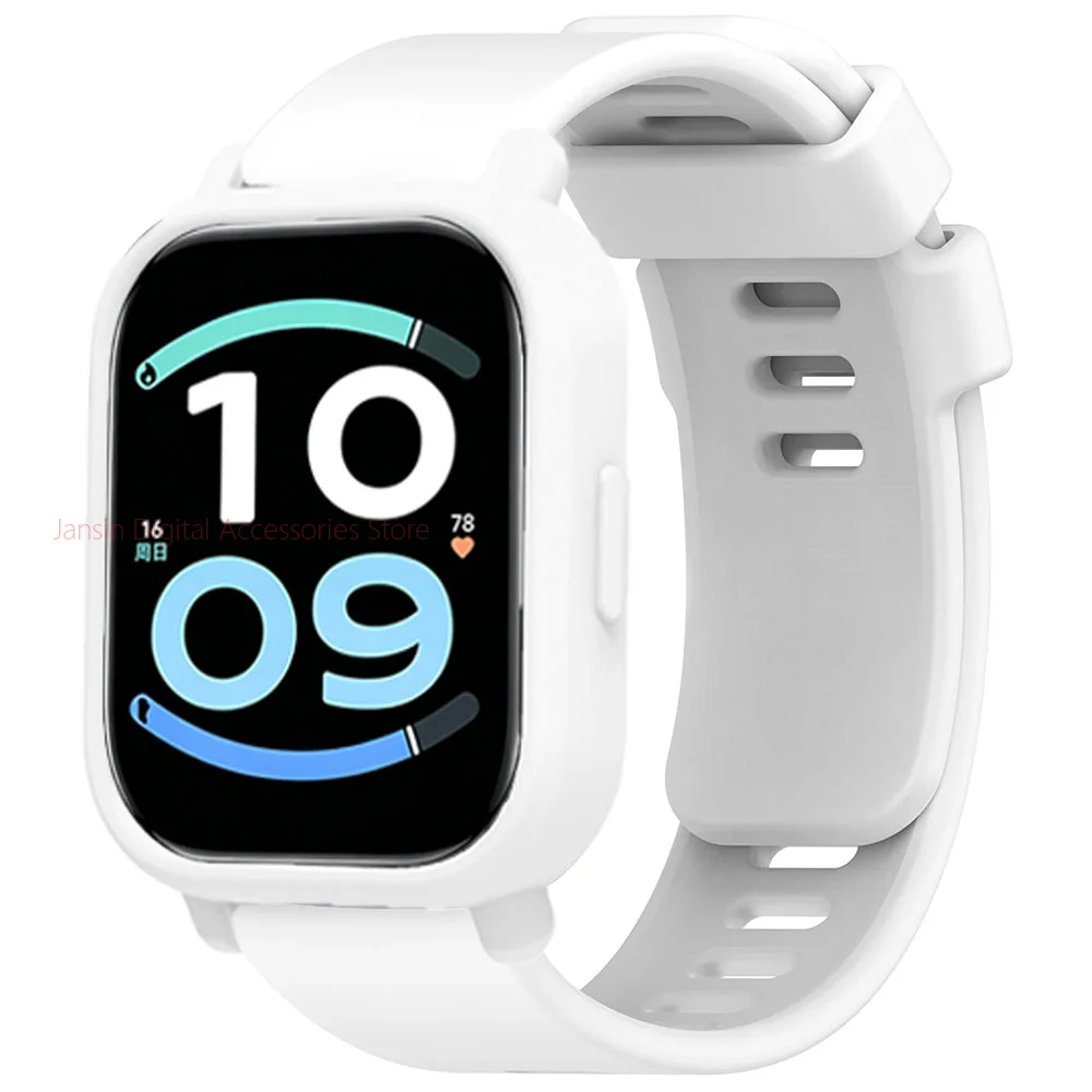 Enhanced Sports Bracelet with TPU Case and Silicone Wristband - Versatile Hollow Out Cover Strap Accessory