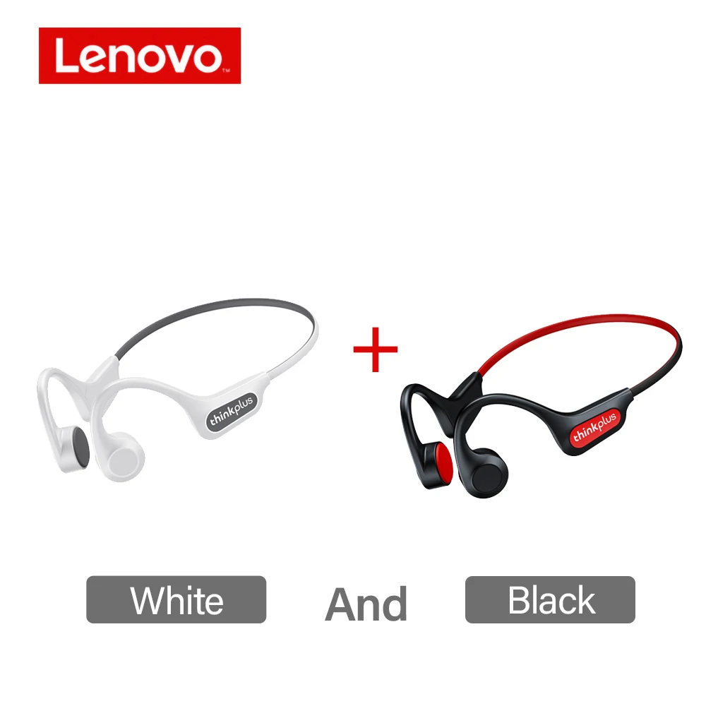 Lenovo X3 Bone Conduction Bluetooth Headphones Sport Running Headset Waterproof Wireless Earphone With Mic for Cycling Driving 