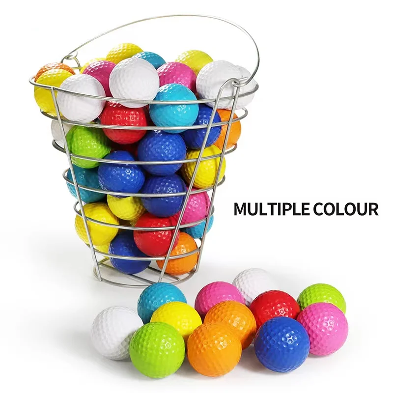 40GolfPUBallsIndoorAndOutdoorTrainingBallsGolfElasticSoft