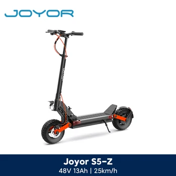 JOYOR S5-Z Monopattino elettrico pieghevole per adulti, Batteria da 48V 13Ah, Autonomia di 55 km, Pneumatici da 10", Velocità 25 km/h