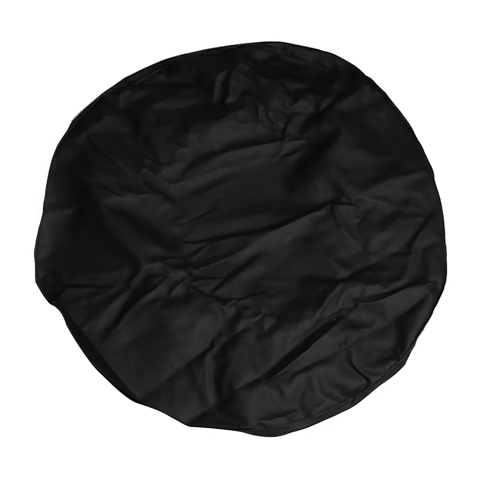 

17-inch PVC Spare Tire Cover Simulated Auto Car Tire Covers Spare Wheel Covers Black
