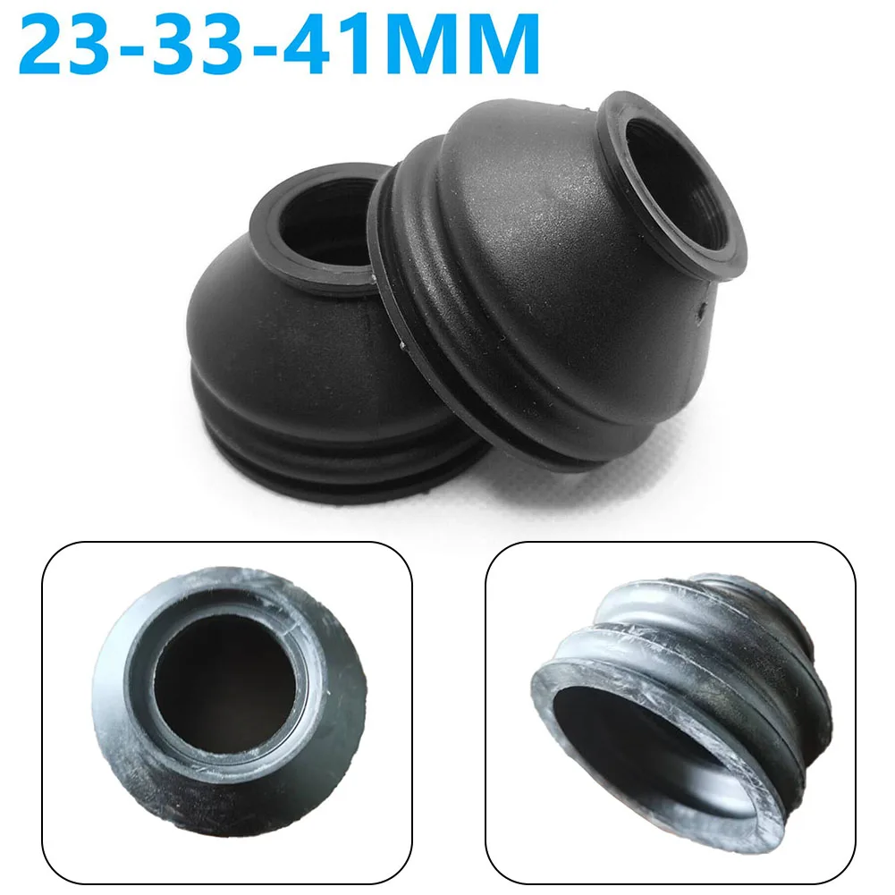 2pcs 23*33*41MM Rubber Tie Rod End And Ball Joint Dust Boots Cover Universal Ball Joint Boot Replacement Accessorie car suspension parts atv ball joints steering tie rod end