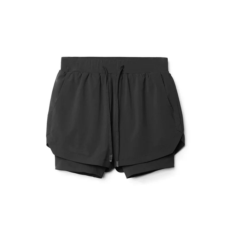 Double-Layer Sport Shorts: Quick-Dry 2-in-1 Fitness Shorts for Men - true deals club