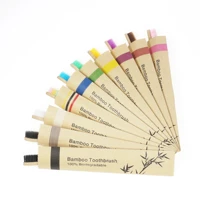 10Pcs Children Bamboo Toothbrushes Soft Bristles Child Toothbrush Eco Friendly Biodegradable Wooden Handle Teeth Whitening Brush 1