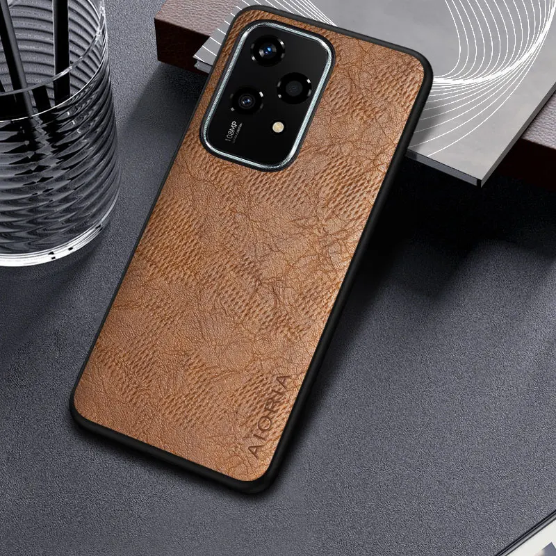 Sophisticated Business Wind Leather Back Case