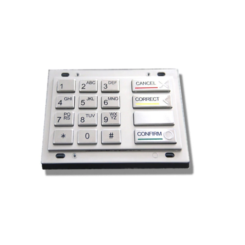 

non encrypted customized waterproof stainless steel rugged keypad