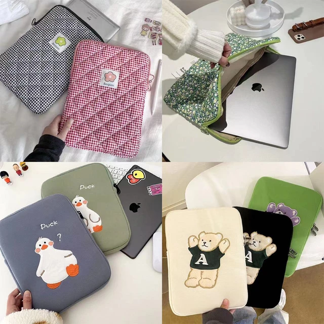 Cartoon Plush Laptop Sleeve 11 13 14 Inch For Macbook Air 13.6 M2 2022 Ipad  Pro 9.7 10.5 12.9 Air 4 10.9 Laptop And Tablet Pouch - Laptop Bags & Cases  - AliExpress