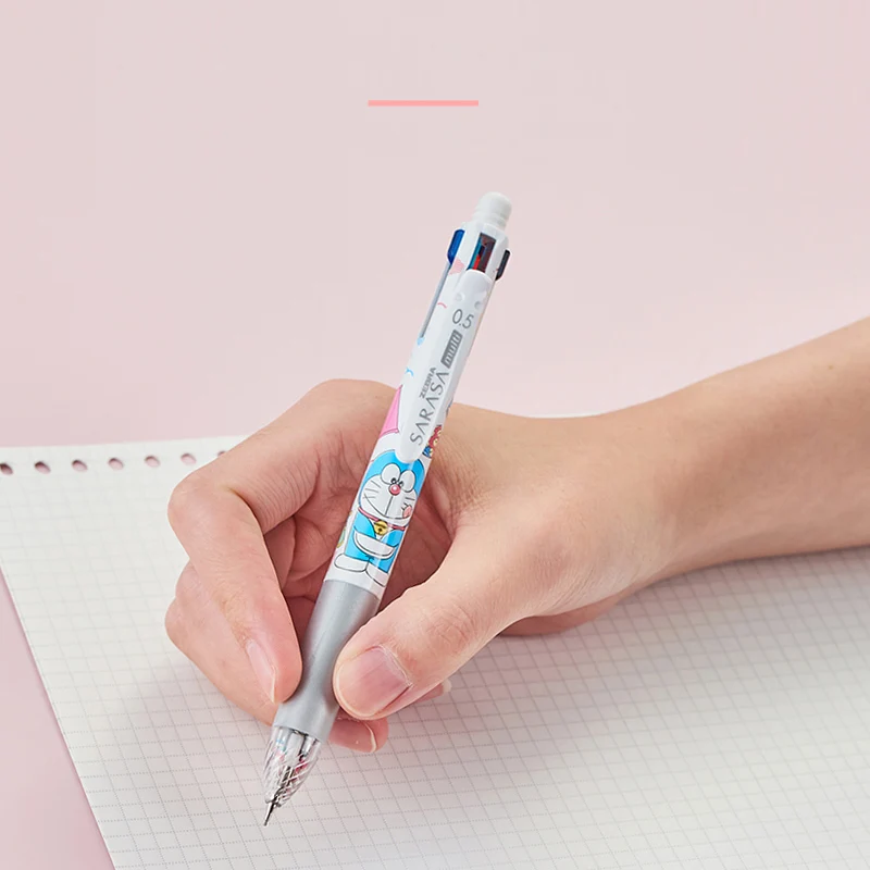 Japanese Zebra Limited Cartoon Multifunctional Gel Pen Mechanical Pencil 4+1 0.4/0.5mm Stationery For School Students Gift