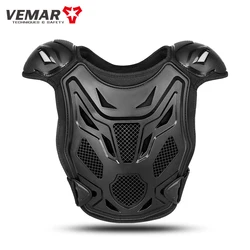 Youth Body Protection Armor Vest for Outdoor Sports Activities (Kids - Black Armor)