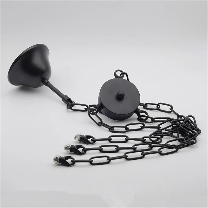 

Tire Chandelier Bell and Pendant Chain Set Three Pendant Chain Chandelier Decorative Hook Lighting Accessories Ceiling Plate