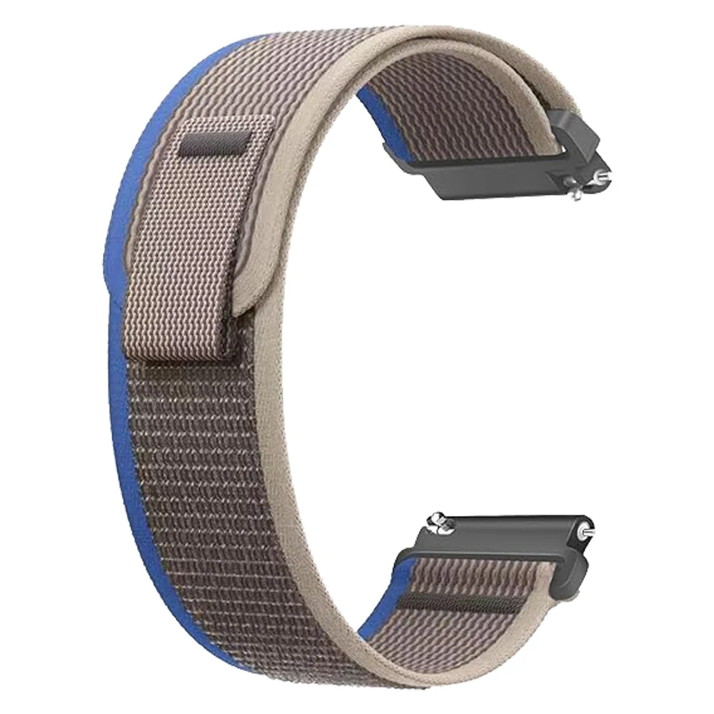 Sport Braided Nylon Watch Band - Adjustable 22mm/20mm Strap