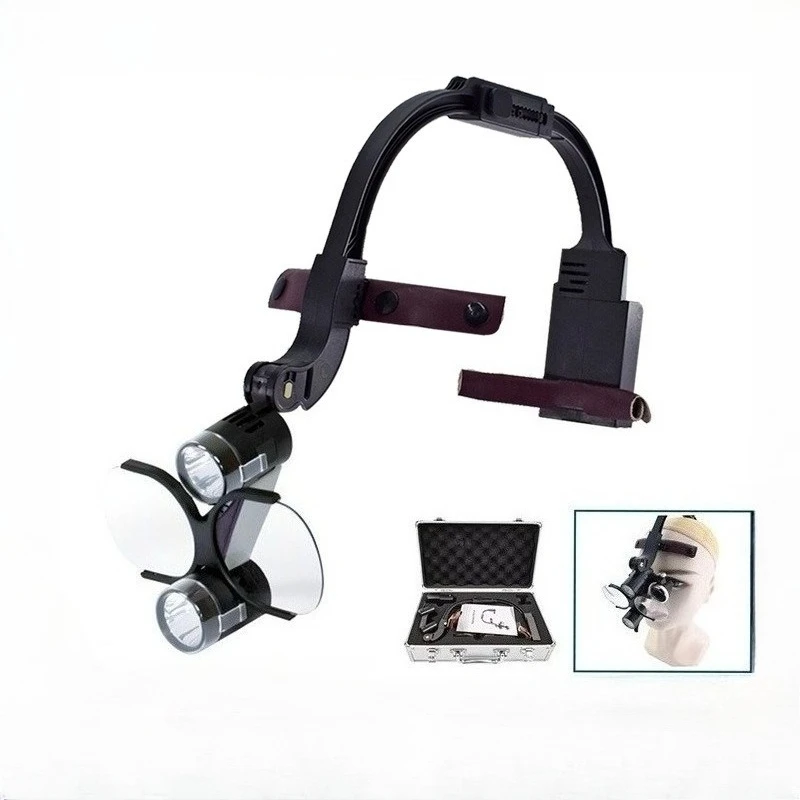 Dental LED Head Light Lamp For Magnification Binocular Loupes 5W Light Dentisit Surgical Headlight Lab Equipmen